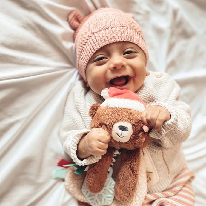 Itzy Lovey™ Plush + Teether - Bear