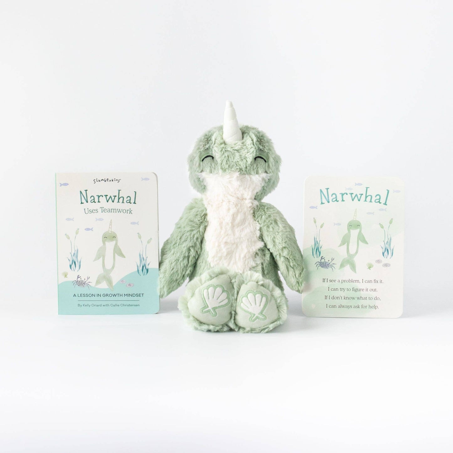 Sea Foam Narwhal Kin - Growth Mindset