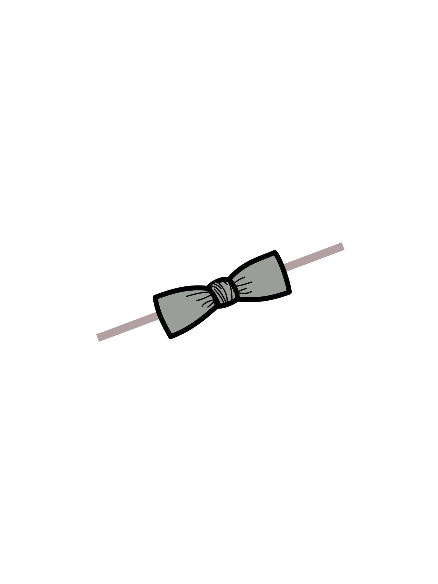 Waffle Dainty Bow - Ocean