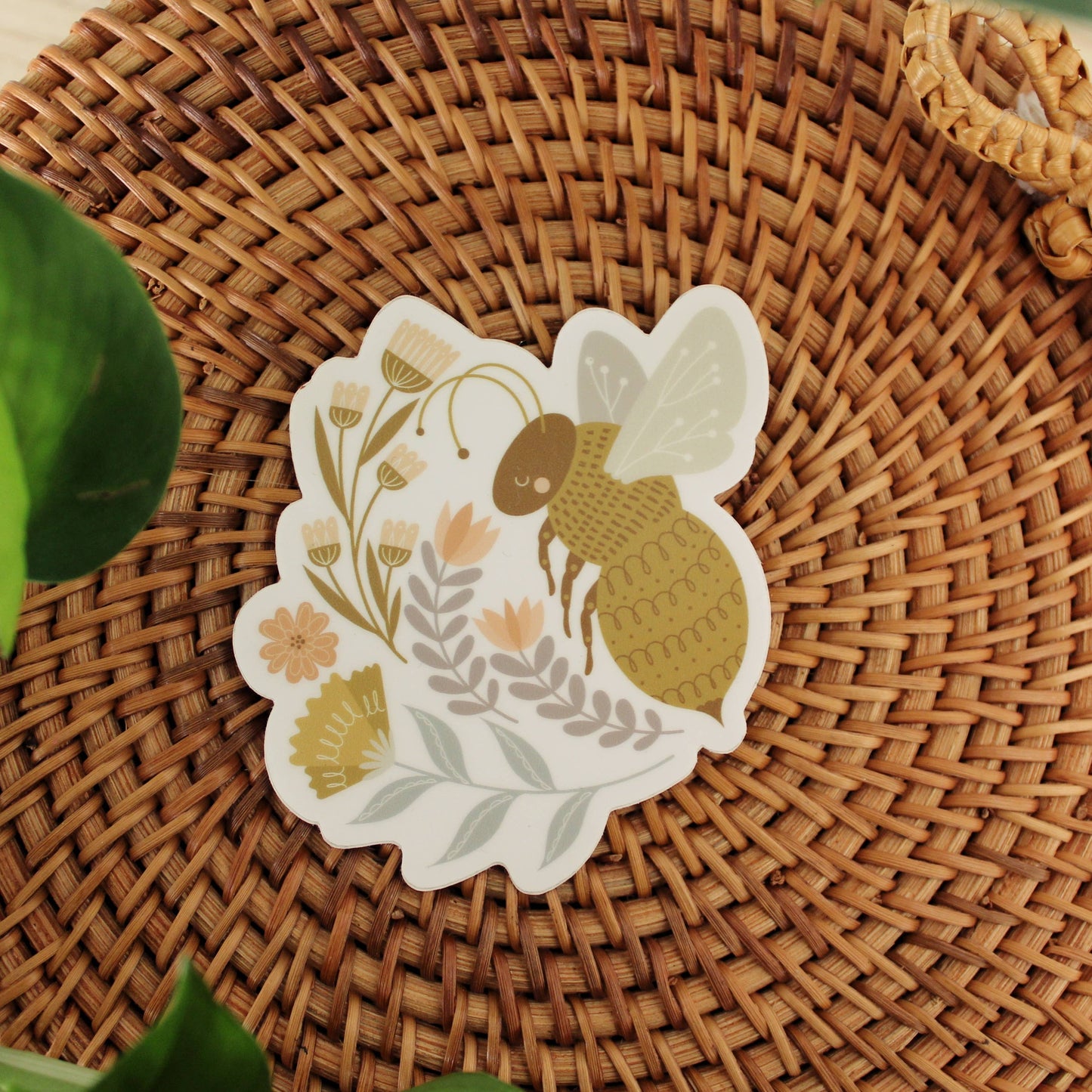 Sticker- Floral Bee