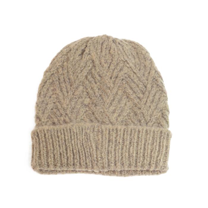 Chevron Knit Hat Toboggan