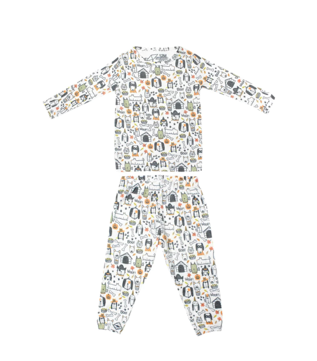 Two piece Long sleeve Pajamas - Bones