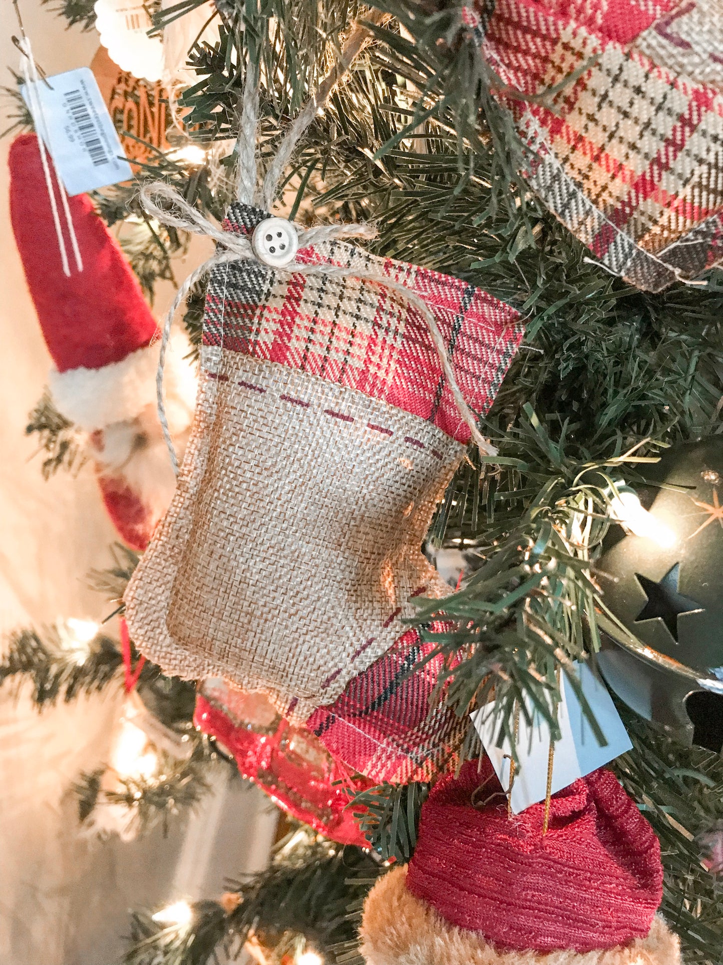 Rustic Burlap Shapes