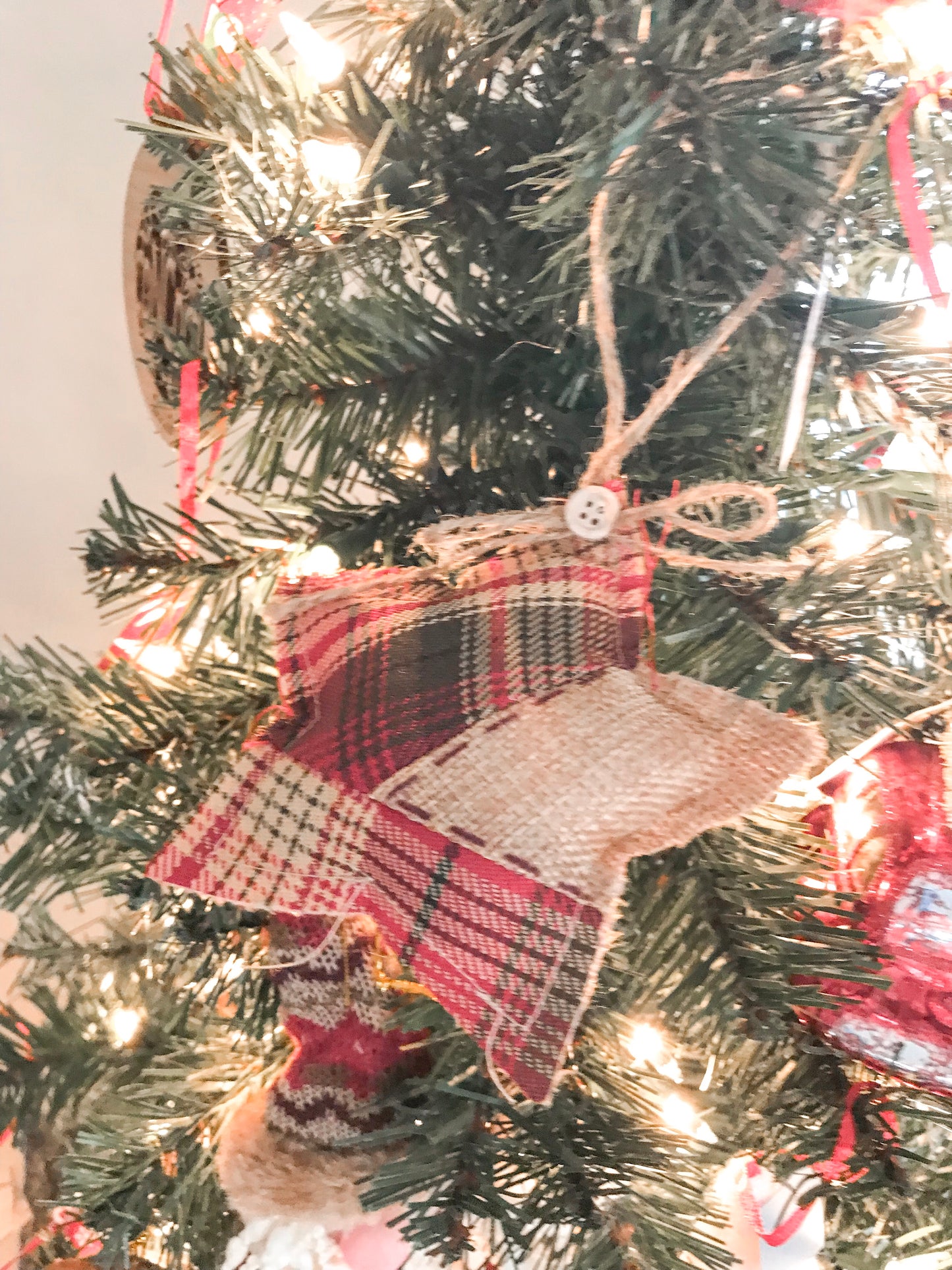 Rustic Burlap Shapes