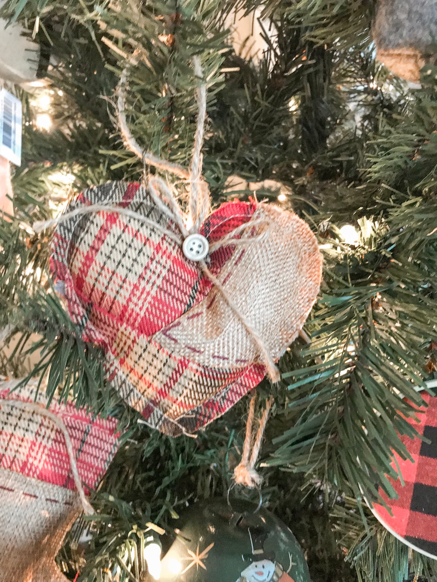 Rustic Burlap Shapes