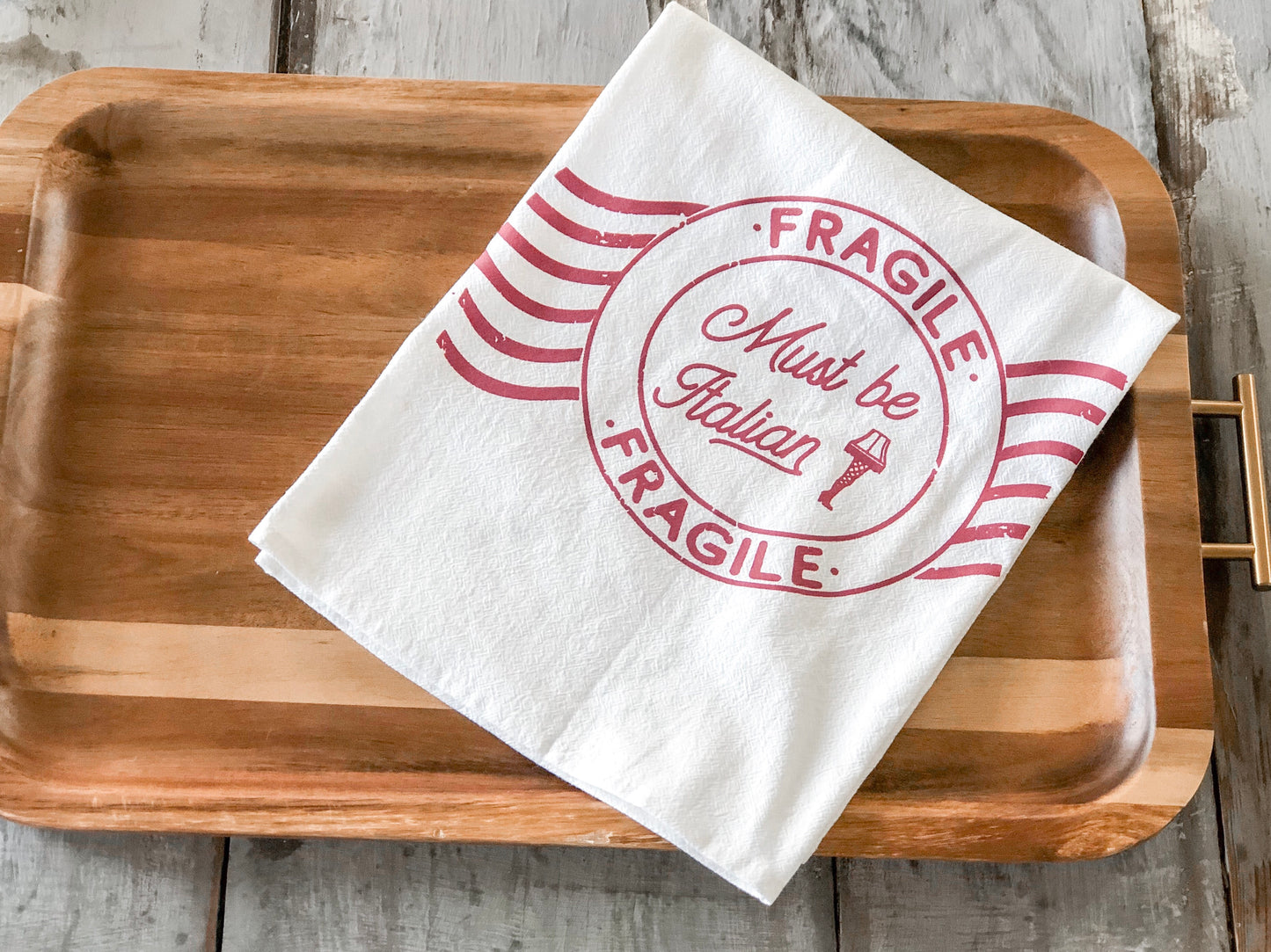 Fragile Tea Towel