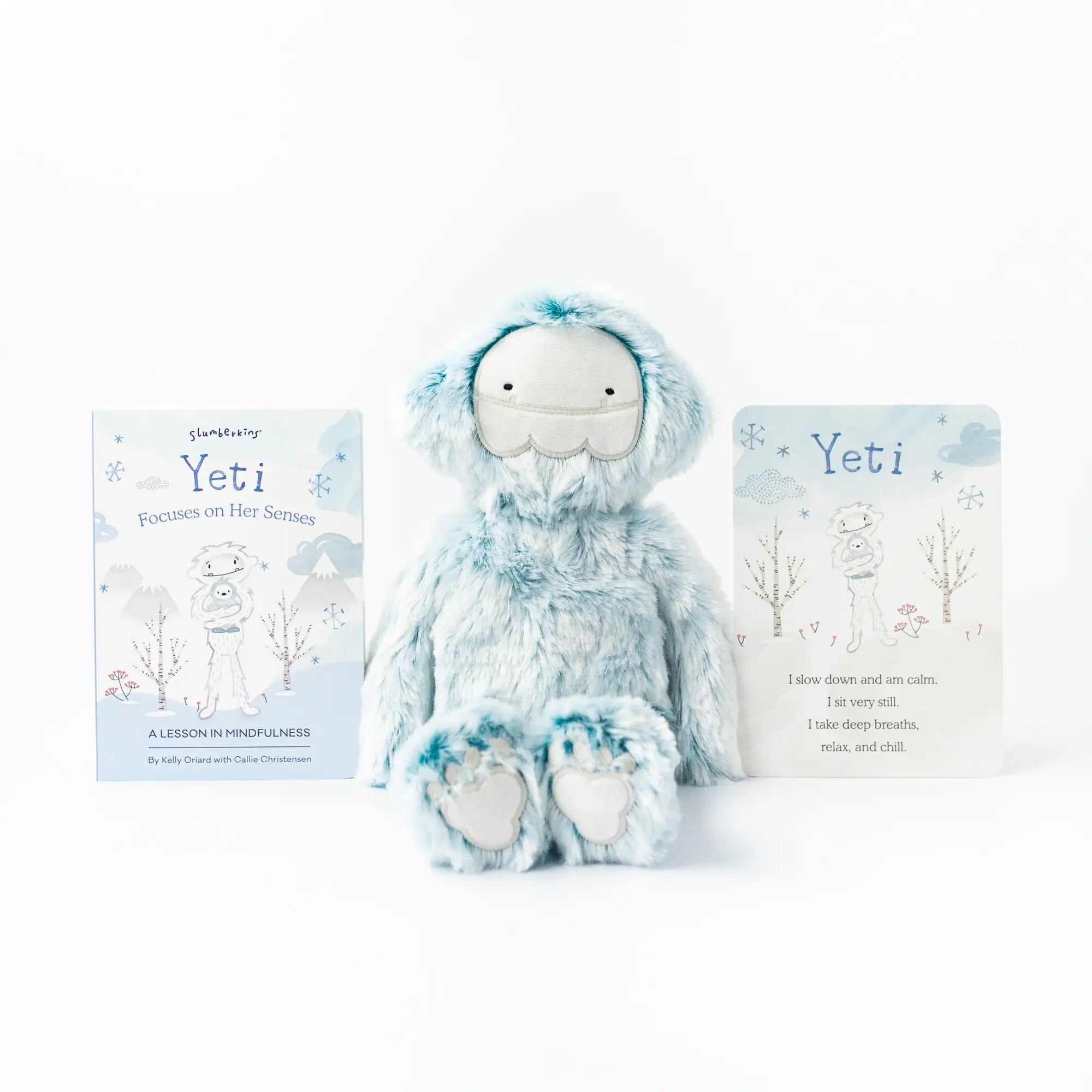 Slumberskins Ice Blue Yeti Kin - Mindfulness – Sweetest Beginnings