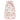 a white and pink floral print sleeping bag