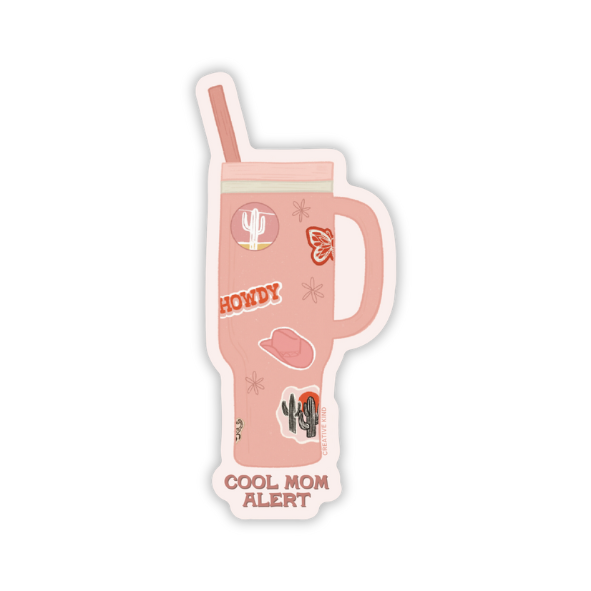 Vinyl Sticker - Cool Mom Cup