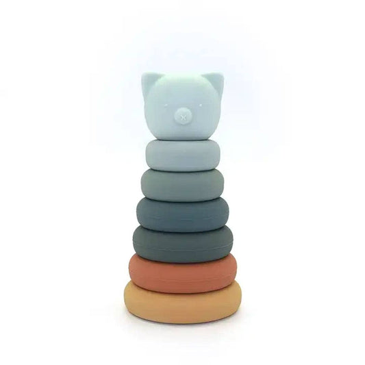 Silicone Stacking Play Set - Colorful Bears