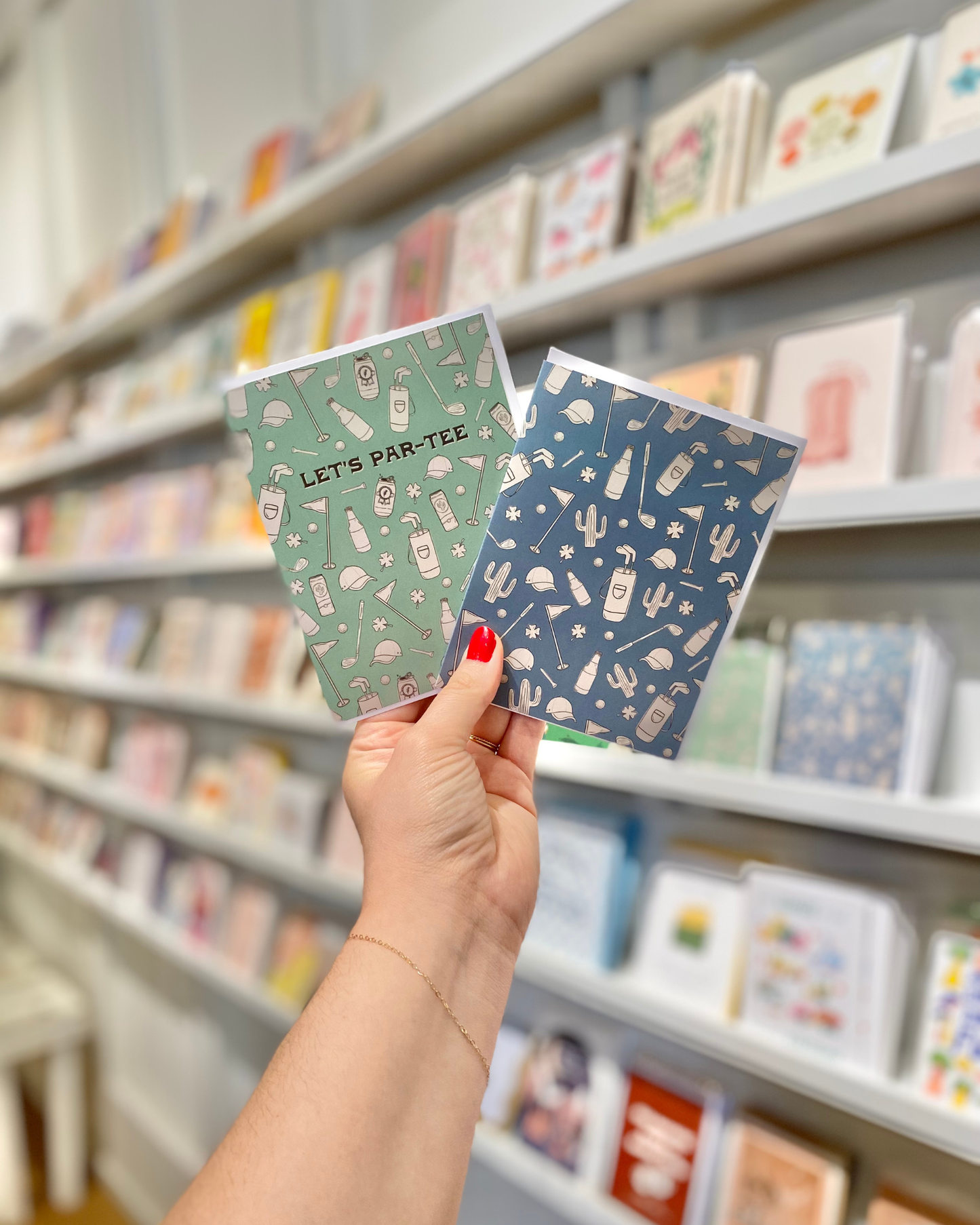 Greeting Card - Let's Par-tee Golf