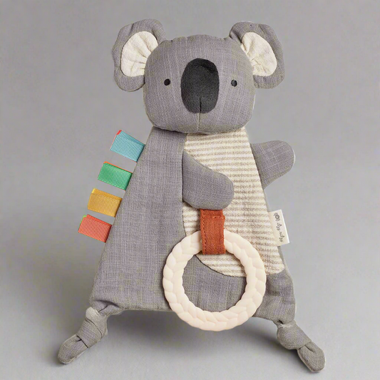 Bitzy Crinkle Sensory Toy with Teether - Koala