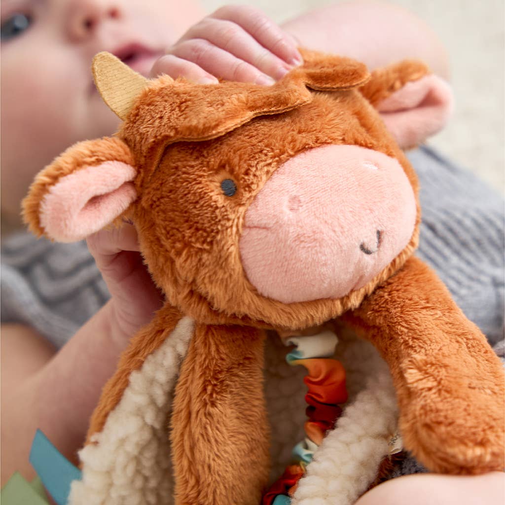 Itzy Friends Lovey Plush - Highland Cow