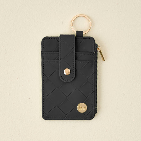 Keychain Wallet - Woven Black