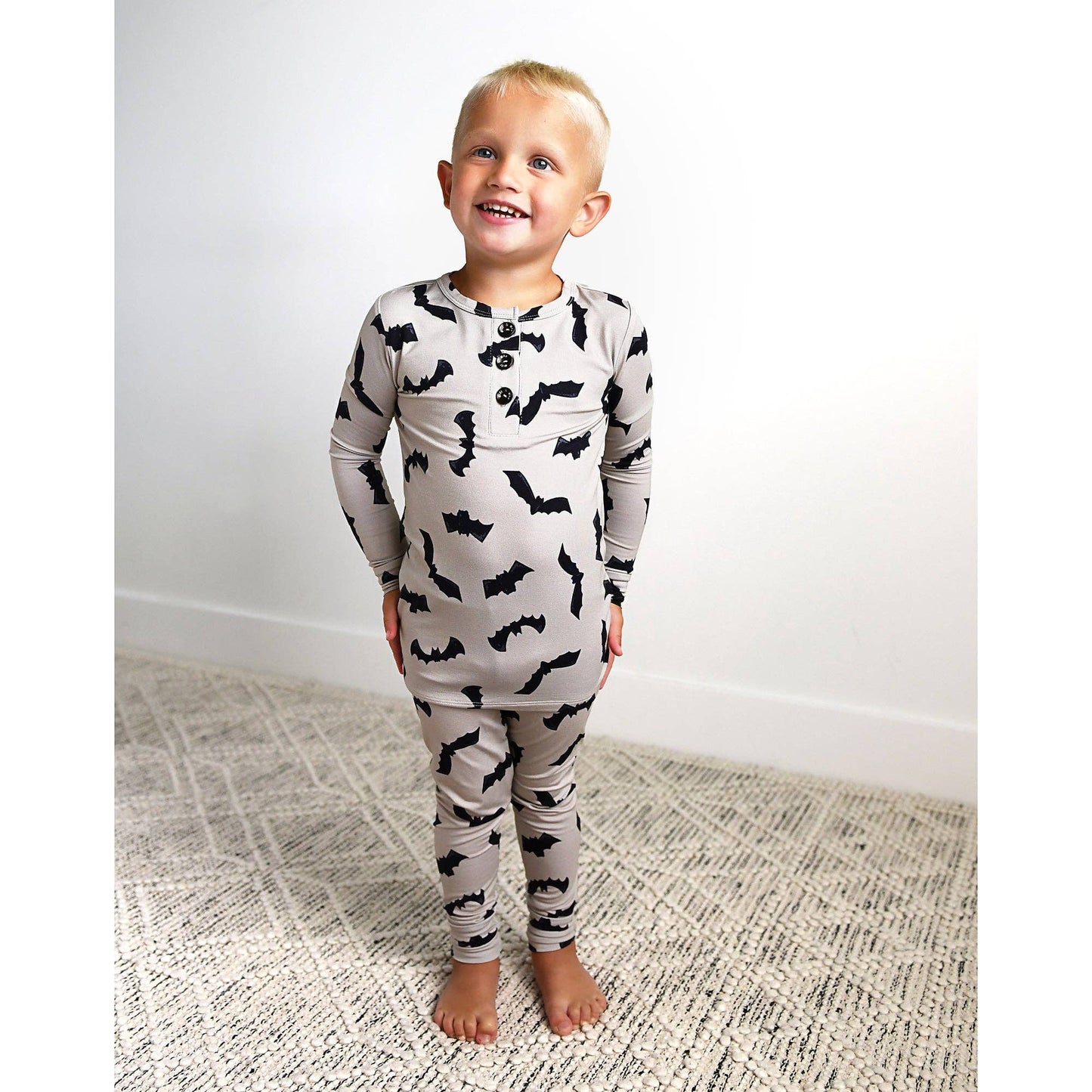 Bamboo Two Piece - Vlad Gray Bats