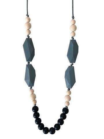Teething Necklace - The Nathan- Black