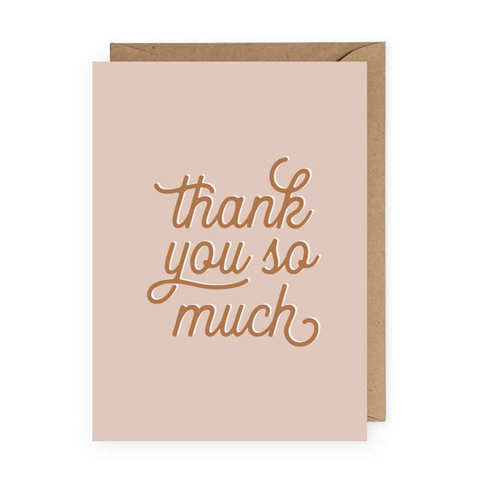 Greeting Card - Thank You