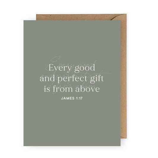 Greeting Card - Every Good Gift