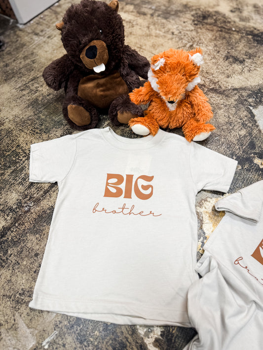 Big Brother Tee - Heather Dust