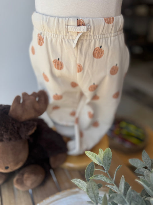 Relaxed Fleece Sweatpant - Smiley Pumpkins