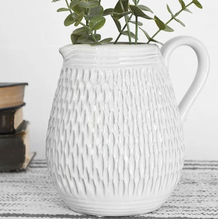 Weaved Ceramic Pitcher