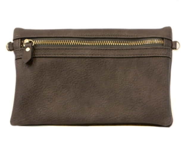 New Kate Wristlet|Clutch - Charcoal