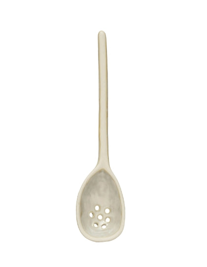 Stoneware Strainer Spoon - Reactive Glaze {Small}