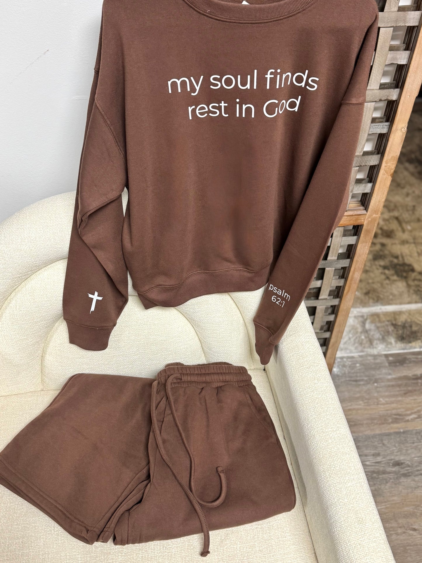 Two Piece Set - My soul finds rest in God.