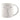 a white mug with a bow