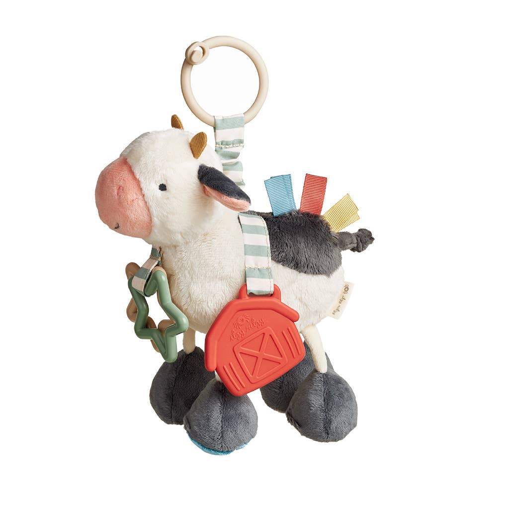 Itzy Friends Link & Love Activity Plush - Cow