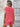 Striped Knit Lounge Set - Dark Pink