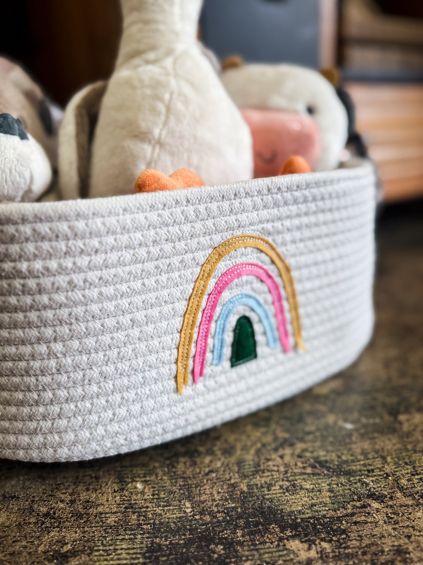 Easter Basket - Rainbow