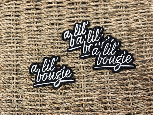 Hat Patch - Bougie (black)