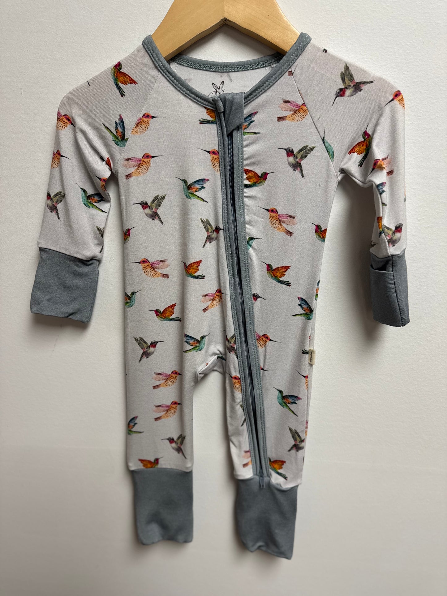 Henry’s Hummingbirds - Bamboo Zipper Sleeper