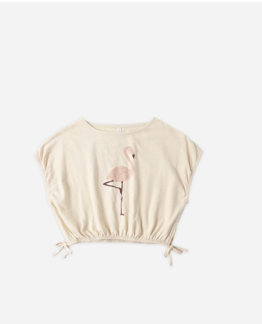 Cropped Cinch Flamingo Tee