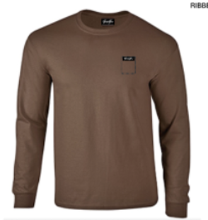 Long sleeveT-Shirt - Brown