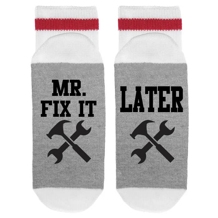 Lumberjack Socks - Mr. Fix It Later