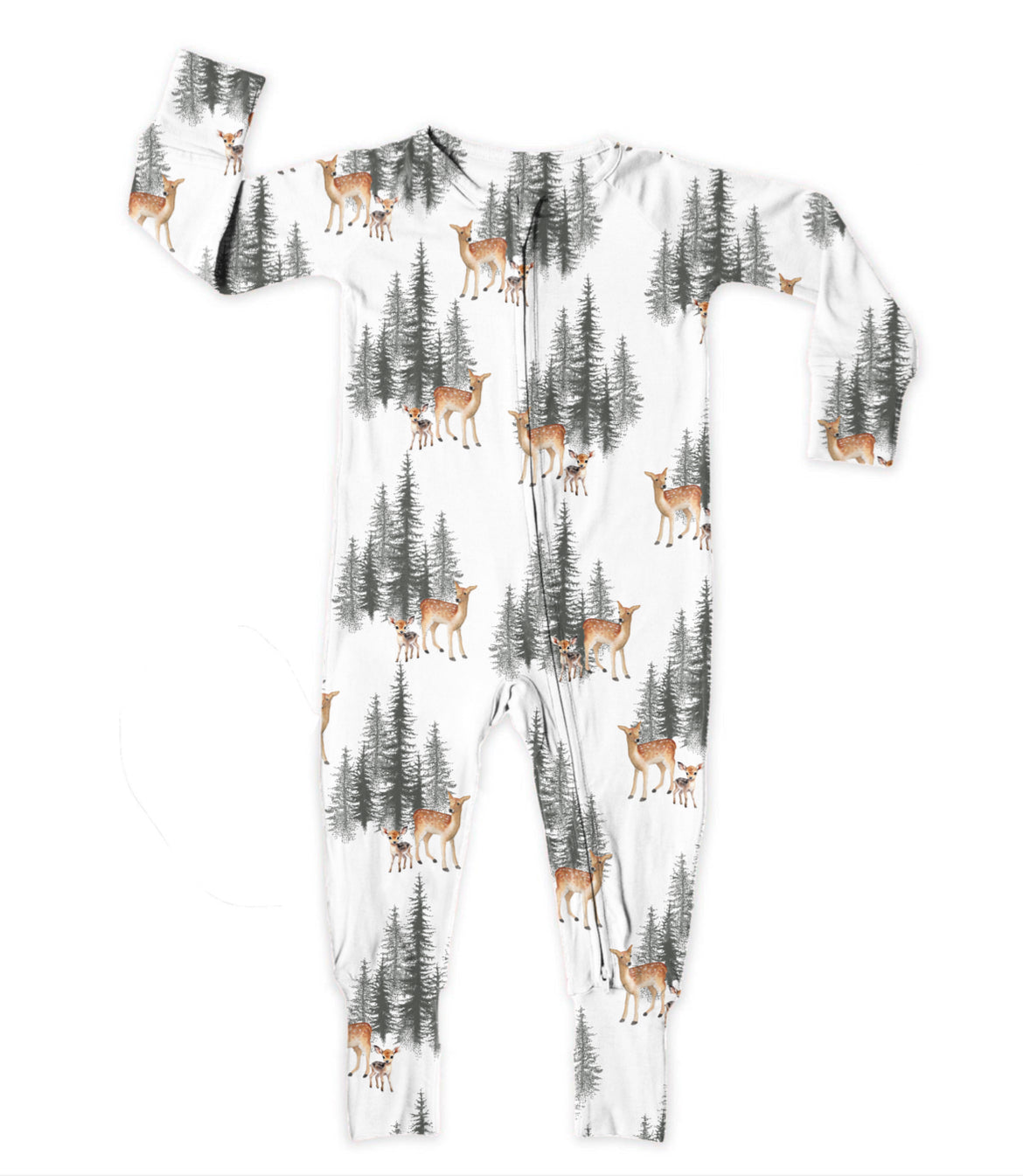 Oh deer! - Bamboo Zipper Sleeper