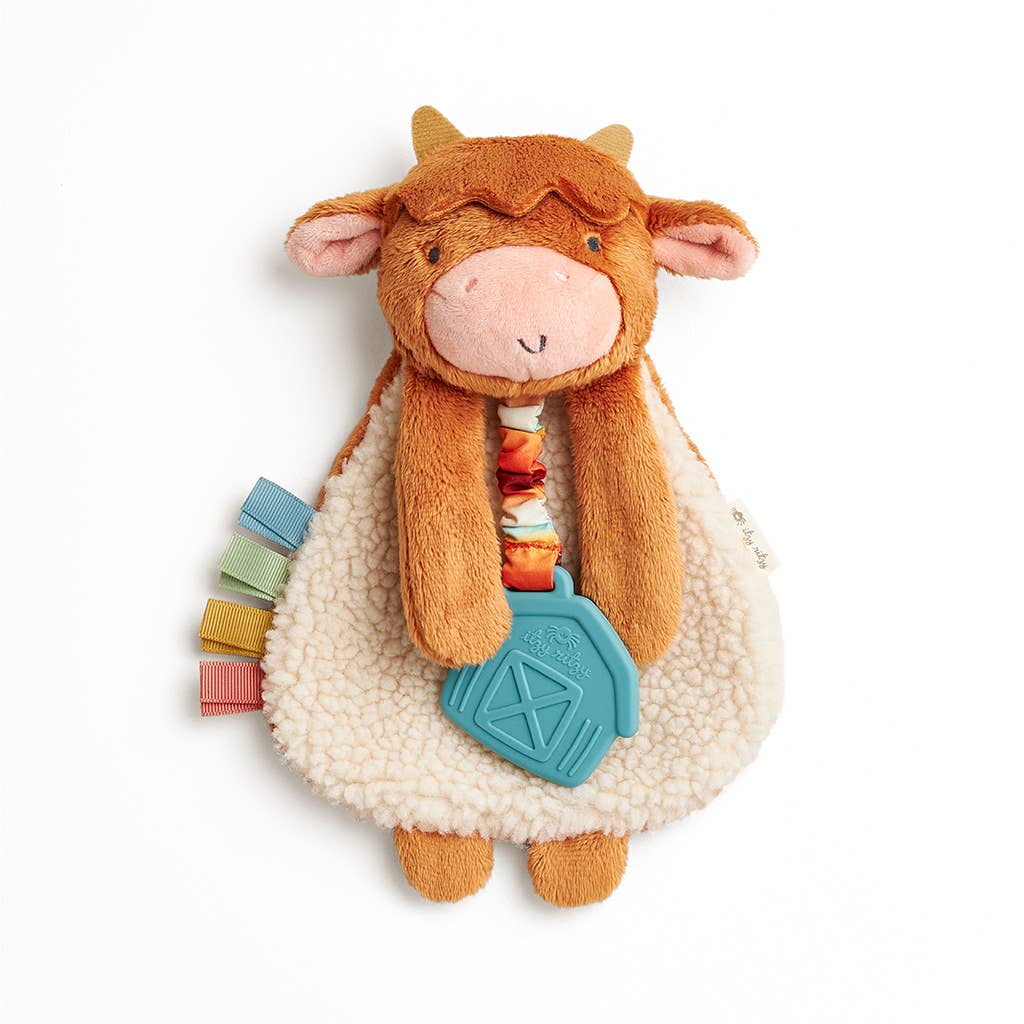 Itzy Friends Lovey Plush - Highland Cow