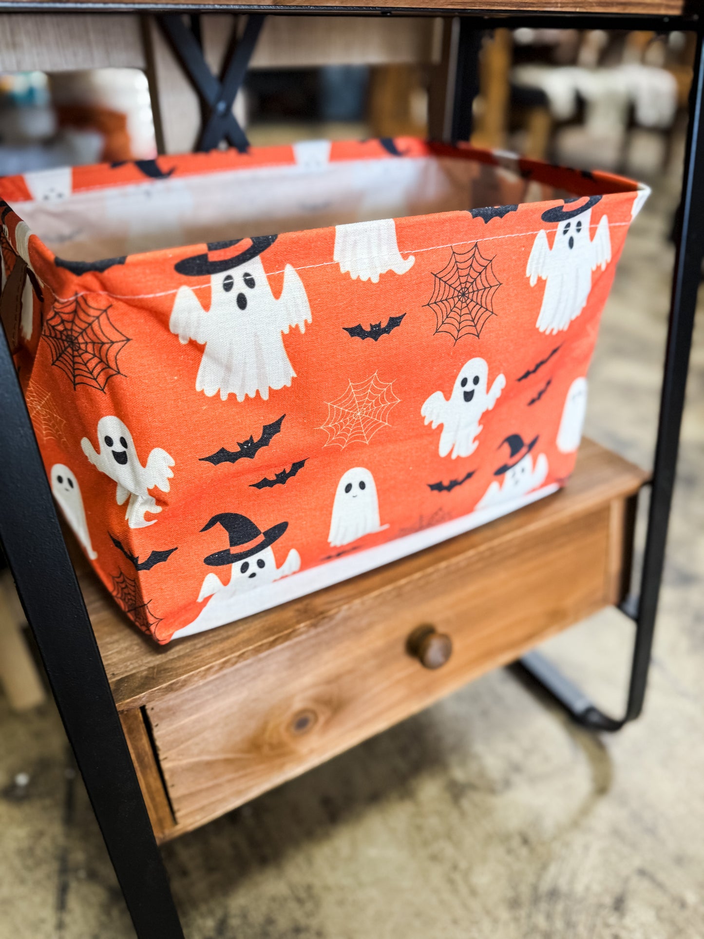 Collapsible Basket - Ghost/Bats