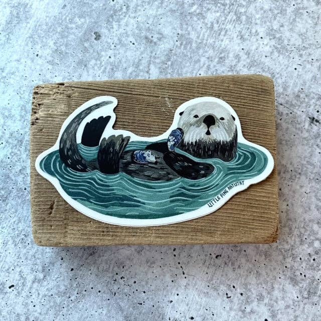 Sticker - Playful Otter