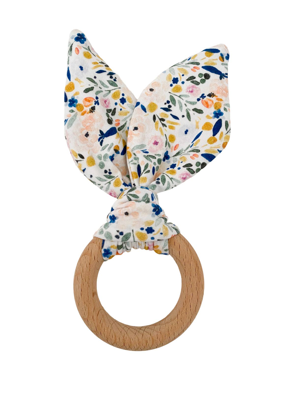 Crinkle Bunny Ears Teether - Floral