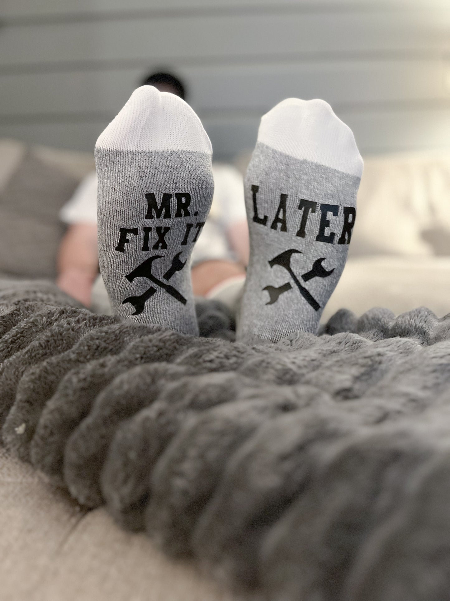 Lumberjack Socks - Mr. Fix It Later