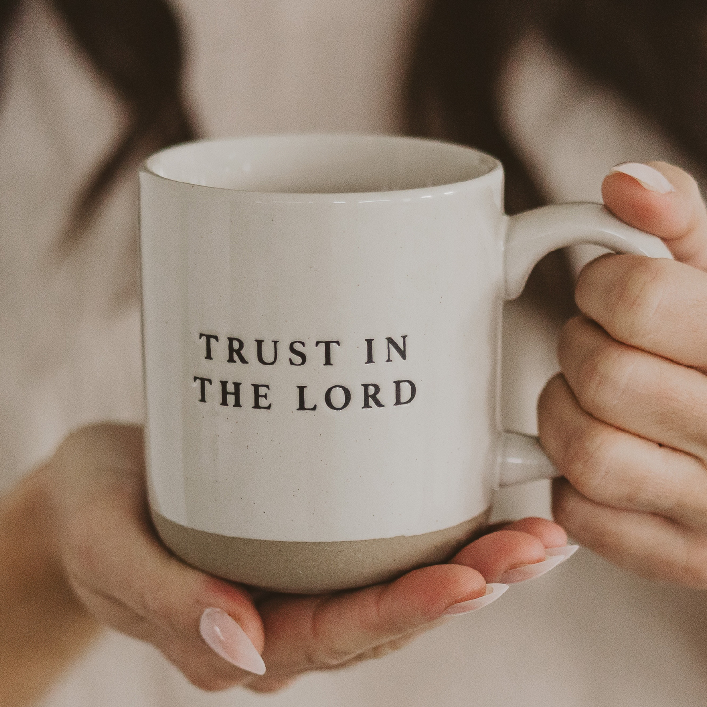 Trust In The Lord - Stoneware Coffee Mug