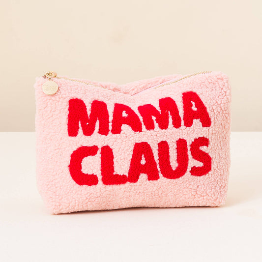 Teddy Pouch - Mama Claus