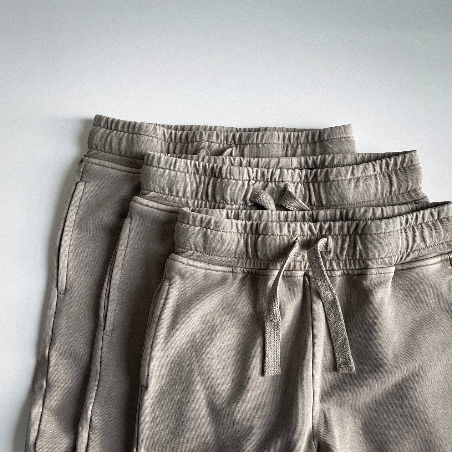 Joggers - Tan Acid Wash