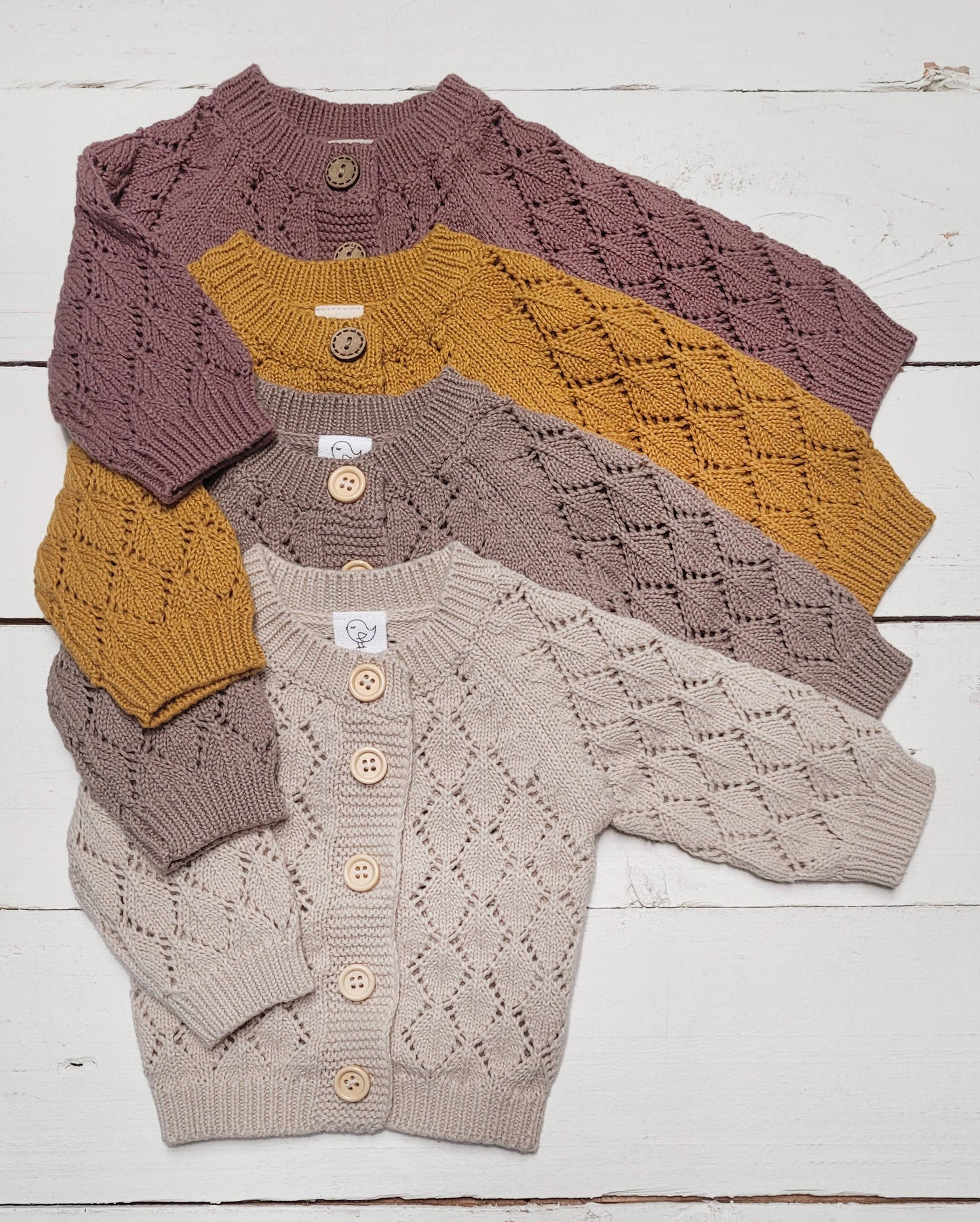 Knit Sweater Cardigan - Oatmeal