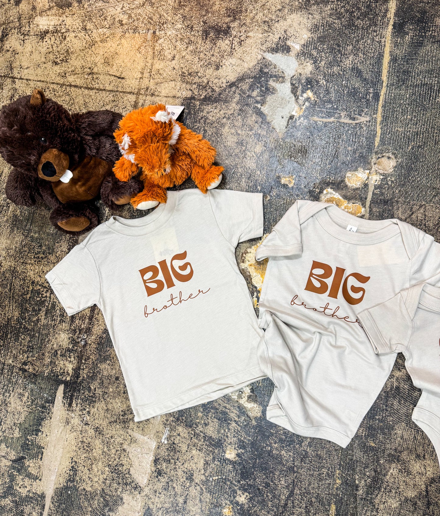 Big Brother Tee - Heather Dust
