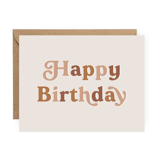 Greeting Card - Happy Birthday