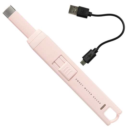 Large Rechargeable Electric Lighter - Pink
